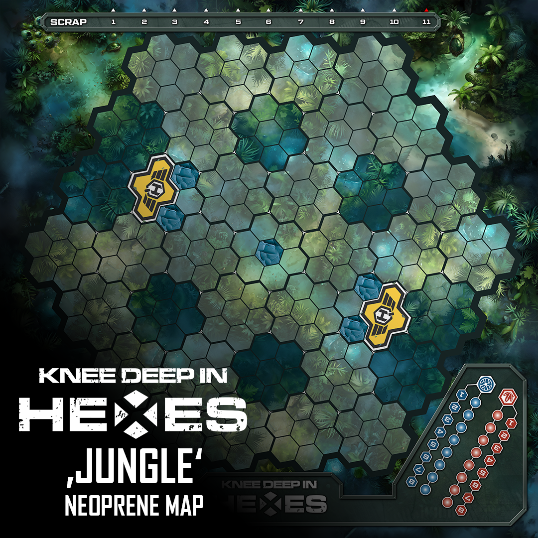 Knee Deep in Hexes - Neoprene Map 'Jungle'