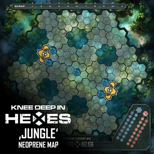 Knee Deep in Hexes - Neoprene Map 'Jungle'